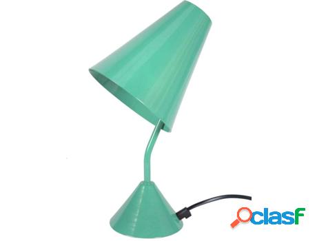 Lámpara de Mesa TOSEL Konika (Verde - E27 - Máx. 40W -