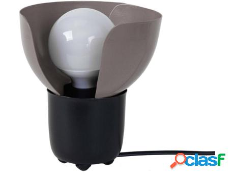 Lámpara de Mesa TOSEL Lotus (Negro, Gris Paloma - E27 -