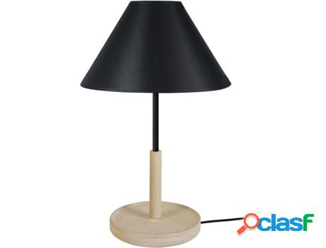 Lámpara de Mesa TOSEL Pistache 1 Bombilla (Natural,