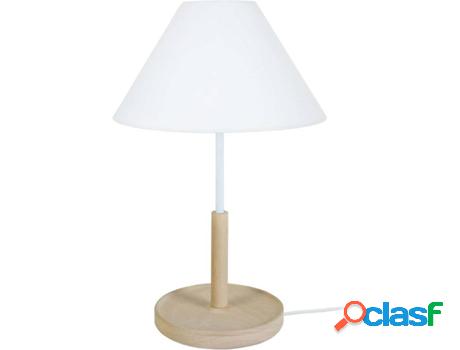 Lámpara de Mesa TOSEL Pistache 30 cm (Natural, Império