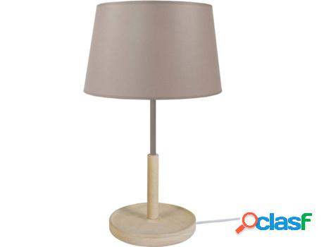 Lámpara de Mesa TOSEL Pistache (Blanco, Natural - E27 -