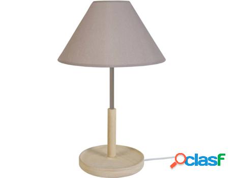 Lámpara de Mesa TOSEL Pistache (Natural, Império Blanco -