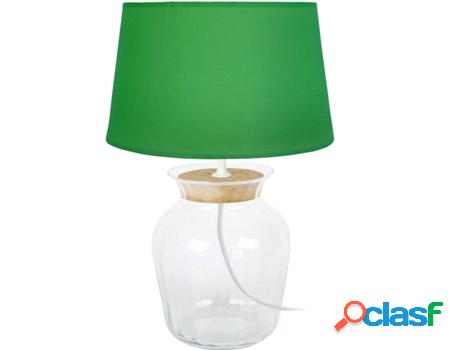 Lámpara de Mesa TOSEL Pot (Corcho - Transparente - 30 x 30