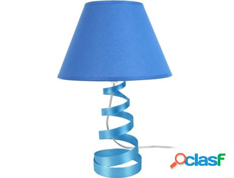 Lámpara de Mesa TOSEL Spirala (Azul, Azul Império - E27 -
