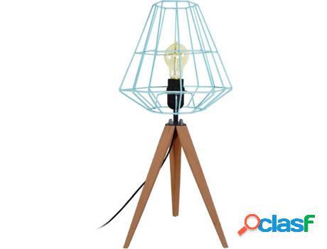 Lámpara de Mesa TOSEL Triberg (Azul - E27 - Máx. 40W -