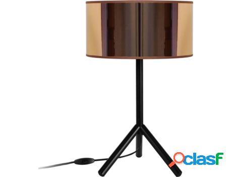Lámpara de Mesa TOSEL Trident A (Cobre Negro, Cilíndrico -