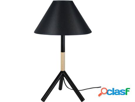 Lámpara de Mesa TOSEL Trident C (Império Natural, Negro -