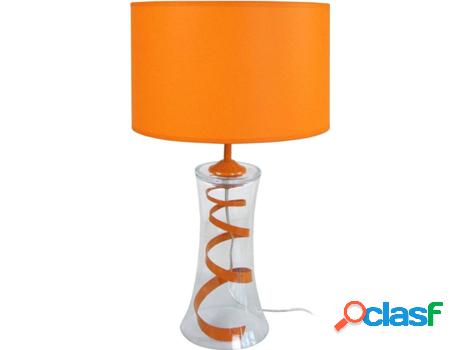 Lámpara de Mesa TOSEL Trompeta Metal (Naranja - E27 - Máx.