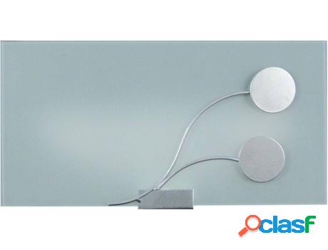 Lámpara de Pared TOSEL Fleur De Ojo Plateada