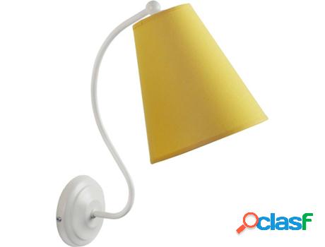 Lámpara de Pared TOSEL Spencer (Blanco, Amarillo - E14 -
