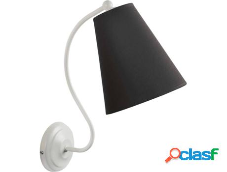 Lámpara de Pared TOSEL Spencer (Negro, Blanco - E14 - Máx.