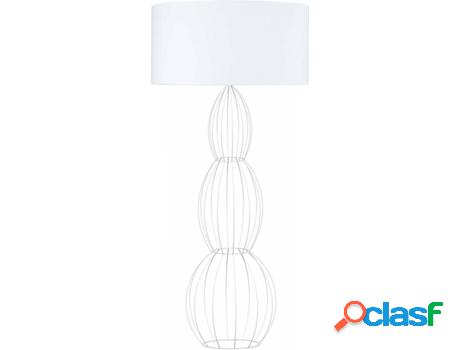 Lámpara de Pié TOSEL Bradford (Blanco - E27 - Máx. 40W -