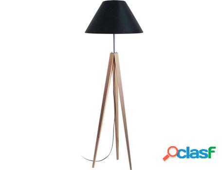 Lámpara de Pié TOSEL Idun B (Negro - E27 - Máx. 40W -