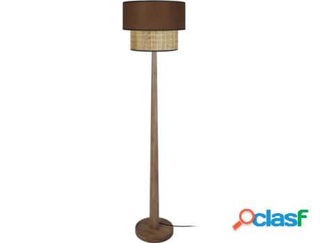 Lámpara de Pié TOSEL Thor B (Marrón - E27 - Máx. 40W -