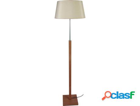 Lámpara de Pie Alto TOSEL Hod (Madera - Beis - 50 x 50 x