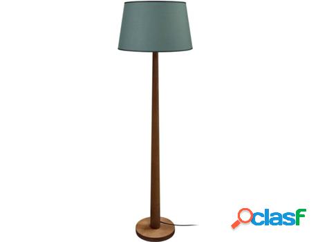 Lámpara de Pie Alto TOSEL Talin (Madera - Verde - 50 x 50 x