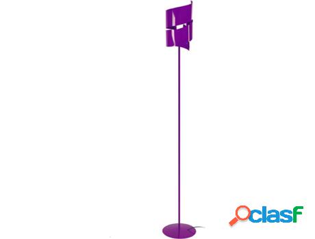 Lámpara de Pie Alto TOSEL Vira (Metal - Morado - 28 x 28 x