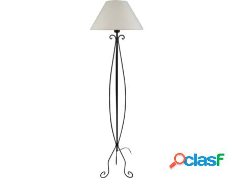 Lámpara de Pie TOSEL Curl (Negro - E27 - Máx. 40W - Metal)