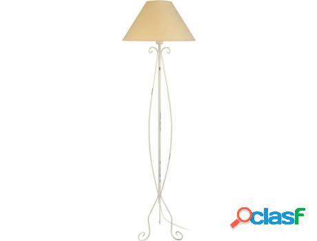 Lámpara de Pie TOSEL Ile De Ré (Crema - E27 - Máx. 40W -