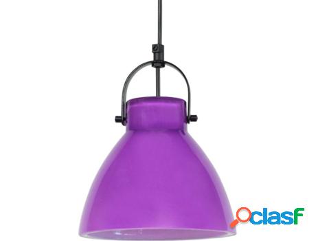 Lámpara de Suspensión TOSEL Anderson (Morado - E27 - Máx.