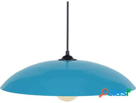 Lámpara de Suspensión TOSEL Demi-Lune Big (Azul - E27 -