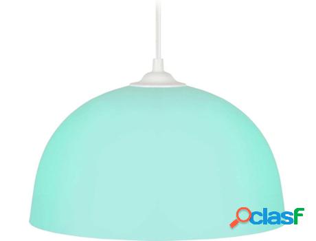 Lámpara de Suspensión TOSEL Half-Ball (Turquesa - E27 -