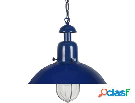 Lámpara de Suspensión TOSEL Nordik (Azul - E27 - Máx. 40W