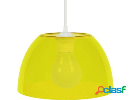 Lámpara de Suspensión TOSEL Plexi (Amarillo - E27 - Máx.