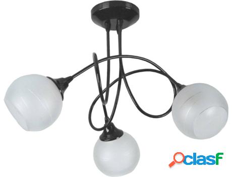 Lámpara de Techo TOSEL Actuelle A 3 Bombillas (Negro - G9 -
