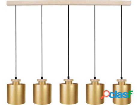 Lámpara de Techo TOSEL Uzibuze (Dorado - E27 - Máx. 40W -