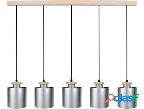 Lámpara de Techo TOSEL Uzibuze (Plateado - E27 - Máx. 40W