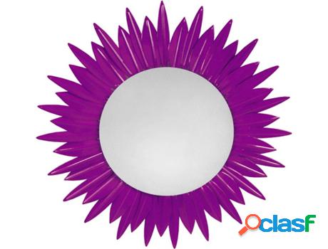 Lámpara de Teto TOSEL Soleil (Metal - Morado - 30 x 30 x 15