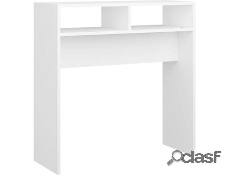 Mesa Consola VIDAXL (Blanco - Madera Aglomerada - 78x30x80