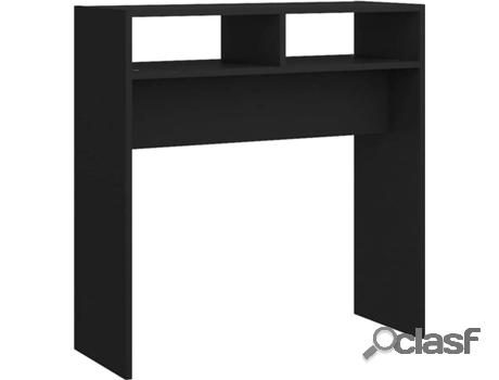 Mesa Consola VIDAXL (Negro - Madera Aglomerada - 78x30x80