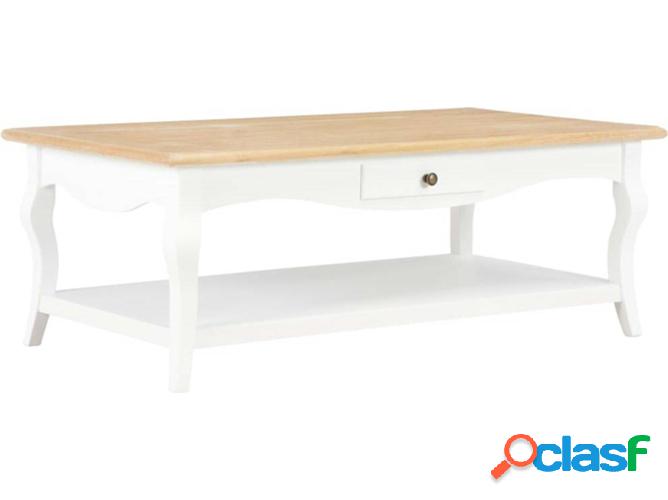 Mesa de Centro ART PLANET MDF Blanca (110x60x40cm)