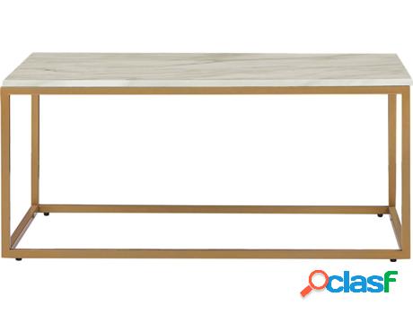 Mesa de Centro Delano (Blanco - MDF -60x100x45 cm)