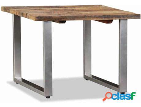Mesa de Centro VIDAXL (Marrón - Madera - 55 x 55 x 40 cm)