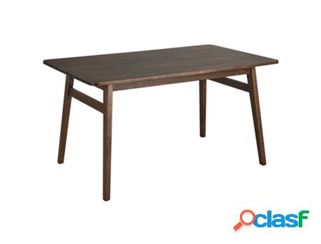 Mesa de Comedor BELIANI Ventera (Madera - Marrón - 85 x 140