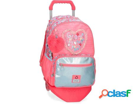 Mochila con Trolley ENSO Together Growing (Rosa - 32x44x17
