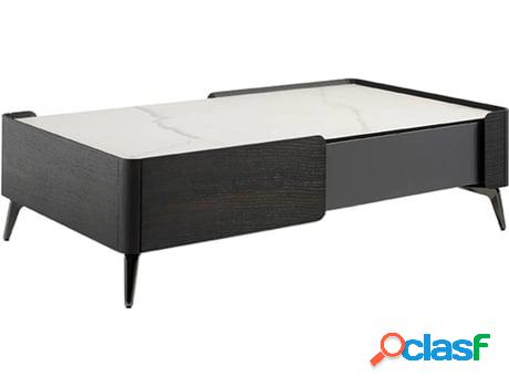 Mueble de Apoyo ANGEL CERDÁ S.L. 2066 (Blanco, Negro - MDF,