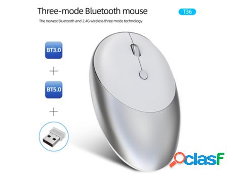 New Wireless Bluetooth Three Mode Mouse Rechargeable 2.4G