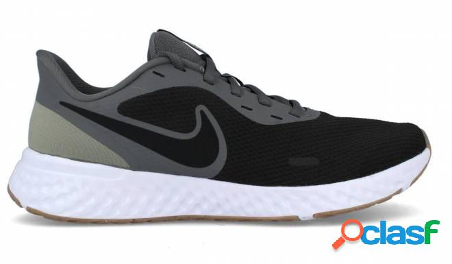 Nike - Zapatilla Running Hombre Revolution 5 Negro-Gris