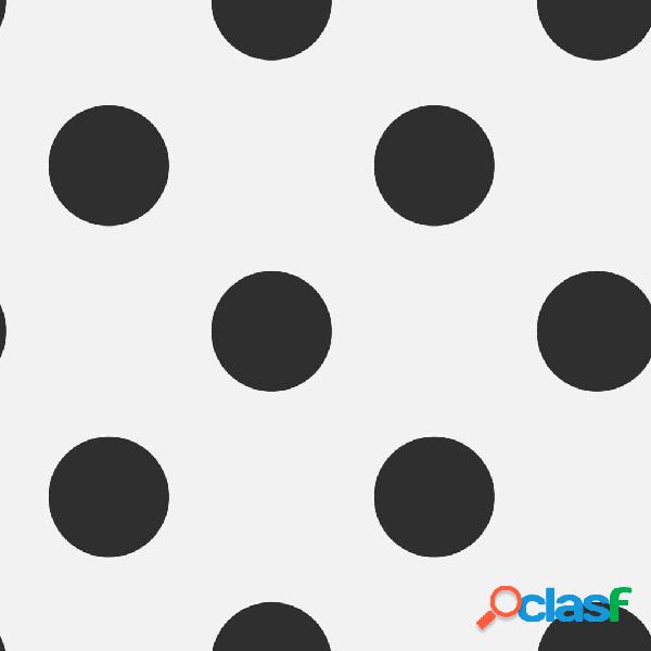 Noordwand Kids at Home Papel de pared Dotty Black blanco y