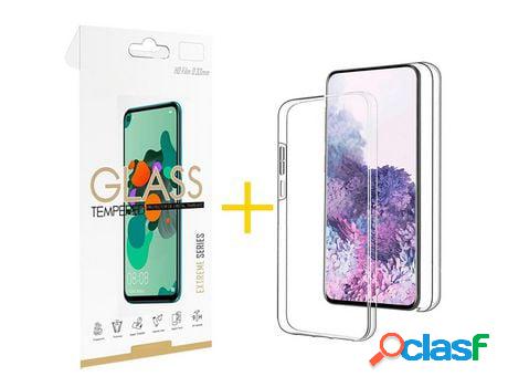 Pack 1 Película 2.5D + Funda SKYHE por Huawei Y5 2019 Dupla