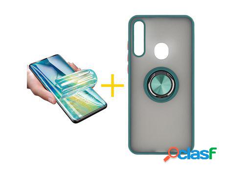 Pack 1 Película + Funda SKYHE por Huawei Y6P Gel Bumper con