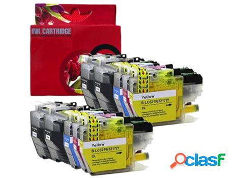 Pack 10 Cartuchos de Tinta GENERICO Lc3219xl (Multicolor)