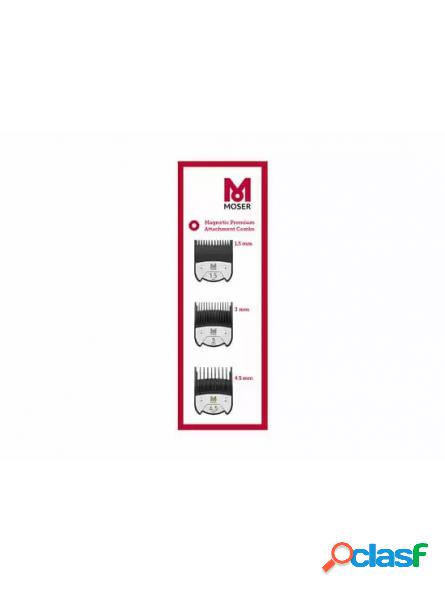 Pack 3 Peines Magnéticos 1.5/3/4.5mm Moser