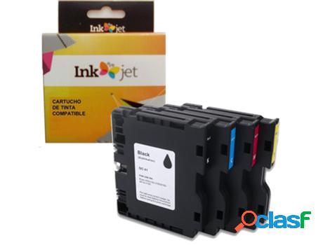 Pack 4 Cartuchos de Tinta GENERICO Rigc41(subl) (Multicolor)