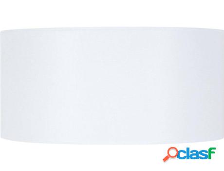 Pantalla para Lámpara TOSEL Cylindrique 45 (Blanco - Tela -