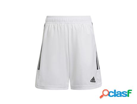 Pantalones Cortos para Niño ADIDAS Blanco (5-6 Años)
